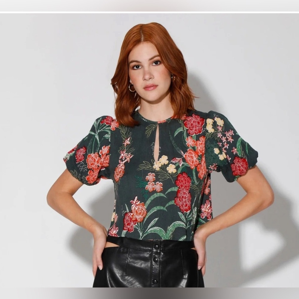 Walter Baker Wendy Top Color Rain Forest Size L